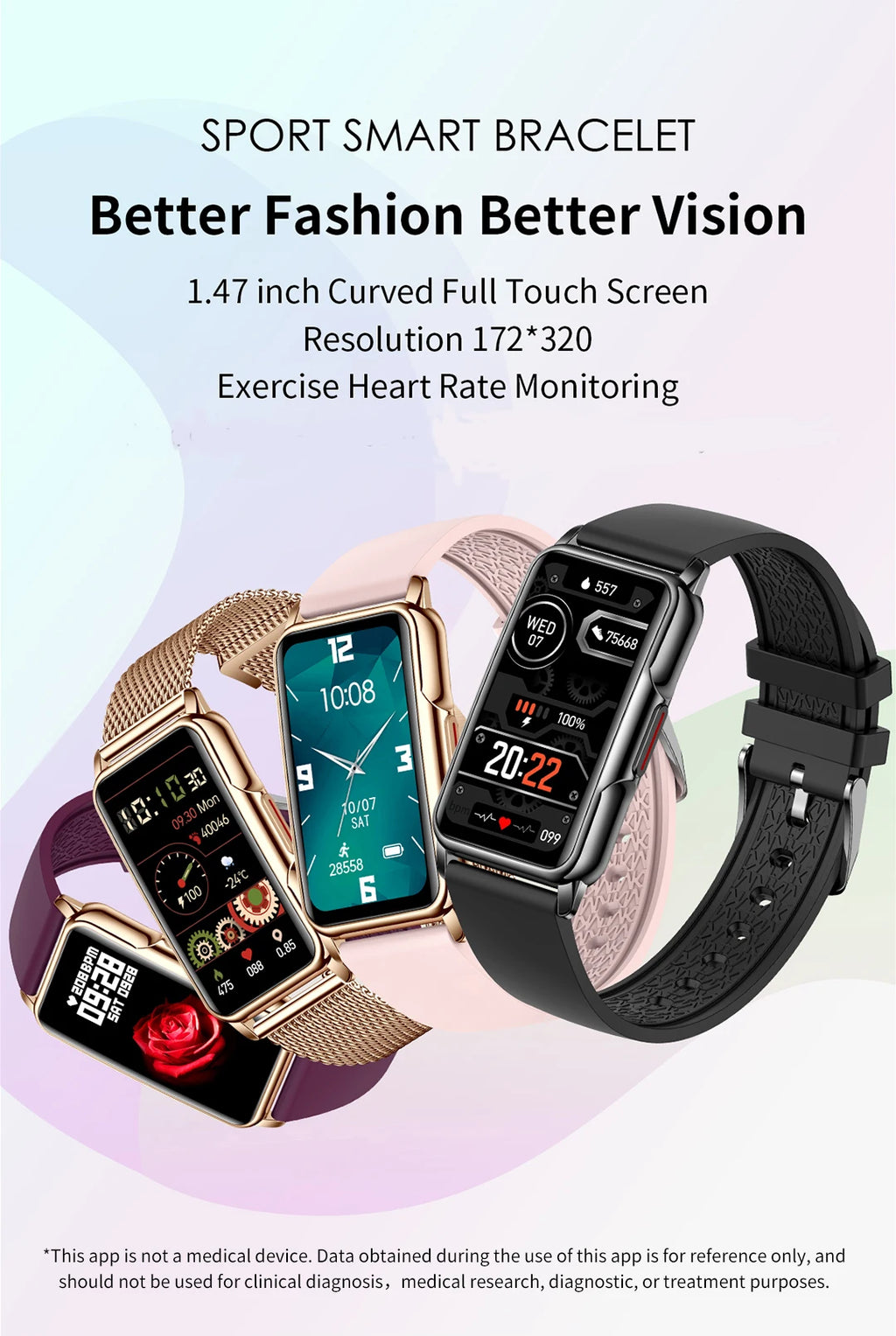 LIGE Smart Watch Men Women Fitness Smart Bracelet Sport Band Heart Rate Blood Pressure Monitor Waterproof Bluetooth Call Watches