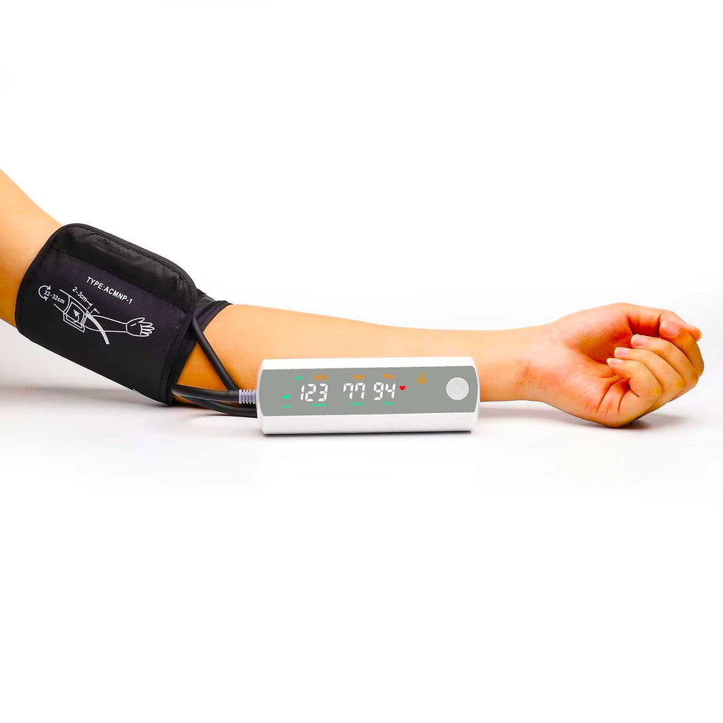 Rechargeable Battery Digitization Russian Voice LCD Large Screen Sphygmomanometer Arm Blood Pressure Monitor Tonometer