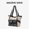 Amazing Song Original Design Cheese Roll Tote Bag Woven Family Shoulder Bag Fashion For Women