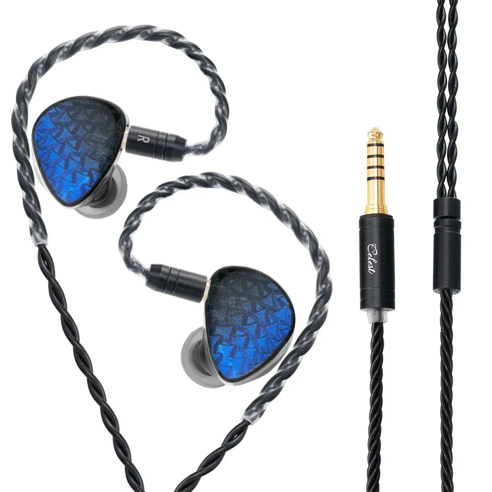 Celest Wyvern Wired In-Ear Monitors | 10mm LCP Driver | Tidesmit Tide 4.4mm China Mainland Tidesmit