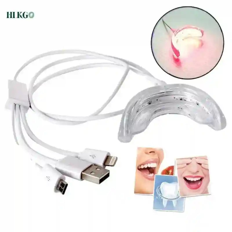 HLKGO Red Light Therapy Device for Gum Pain Relief - USB03 Model Relaxation Treatment Tidesmit