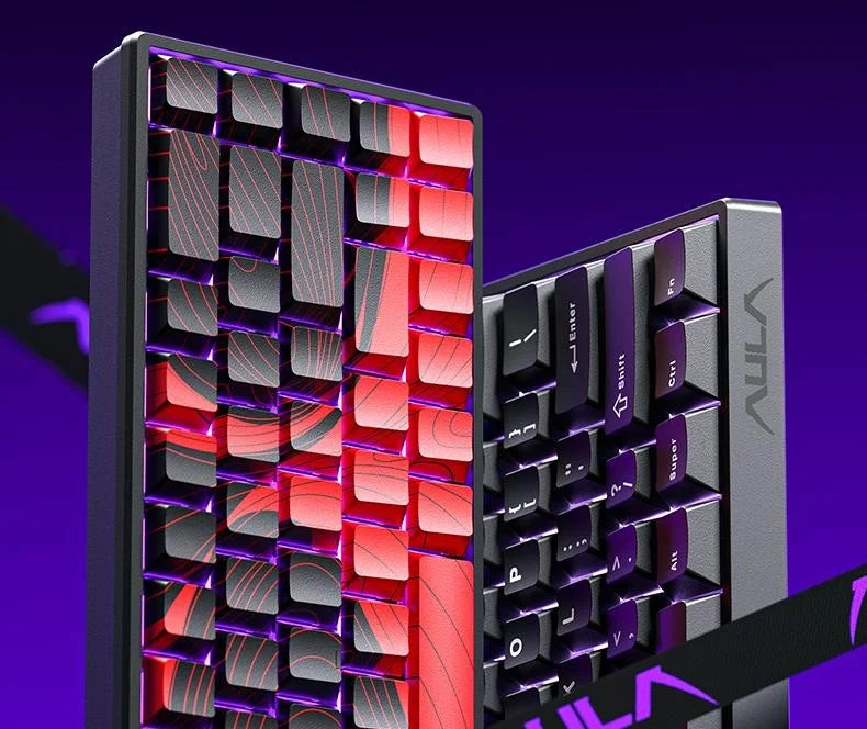 AULA WIN60 WIN68 HE Magnetic Wired Keyboards Esports Rapid Trigger 8K Return RGB Hotswap Mechanical Keyboard for Pc Gamer Gifts