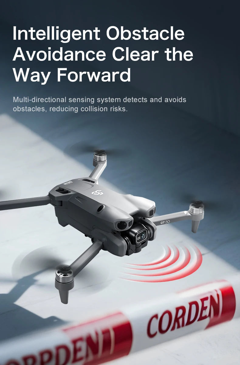 4K Camera Drone with GPS - Foldable Brushless RC Quadcopter by Tidesmit Tidesmit