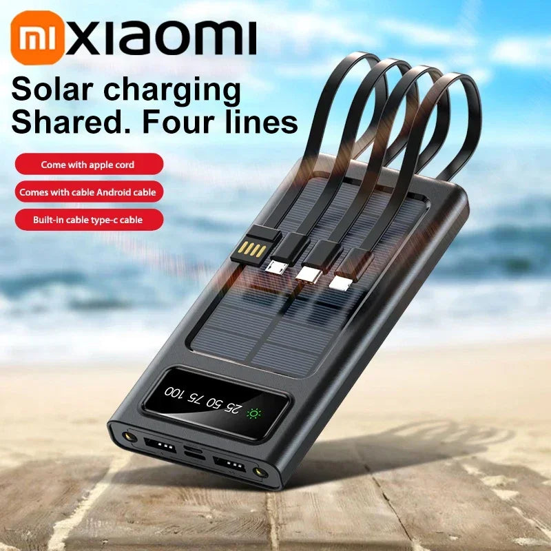 Tidesmit 200000mAh Solar Power Bank - Fast Charging Portable Charger Tidesmit