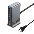 Tidesmit 800W GaN 10-Port USB-C Desktop Charger for Multi-Device Fast Charge EU Plug China Mainland Tidesmit