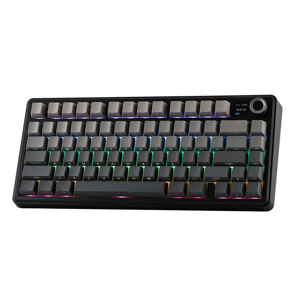 EPOMAKER X AULA F75 MAX Compact 75% ANSI Layout Wired/Bluetooth/2.4GHz Wireless Mechanical Keyboard with TFT Screen and a Knob
