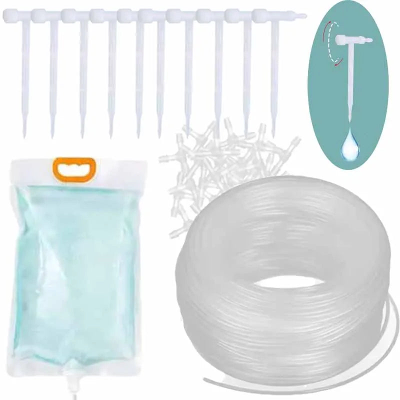 Plant Irrigation Bag Automatic Adjustable Dripping Rate Watering Bag Garden Watering Water Bag Plant Dripper Tools Kits