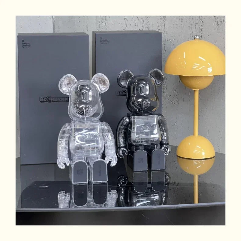 Bearbrick Audio 400% Bluetooth Speaker - Articulated Wireless Audio Dock Tidesmit