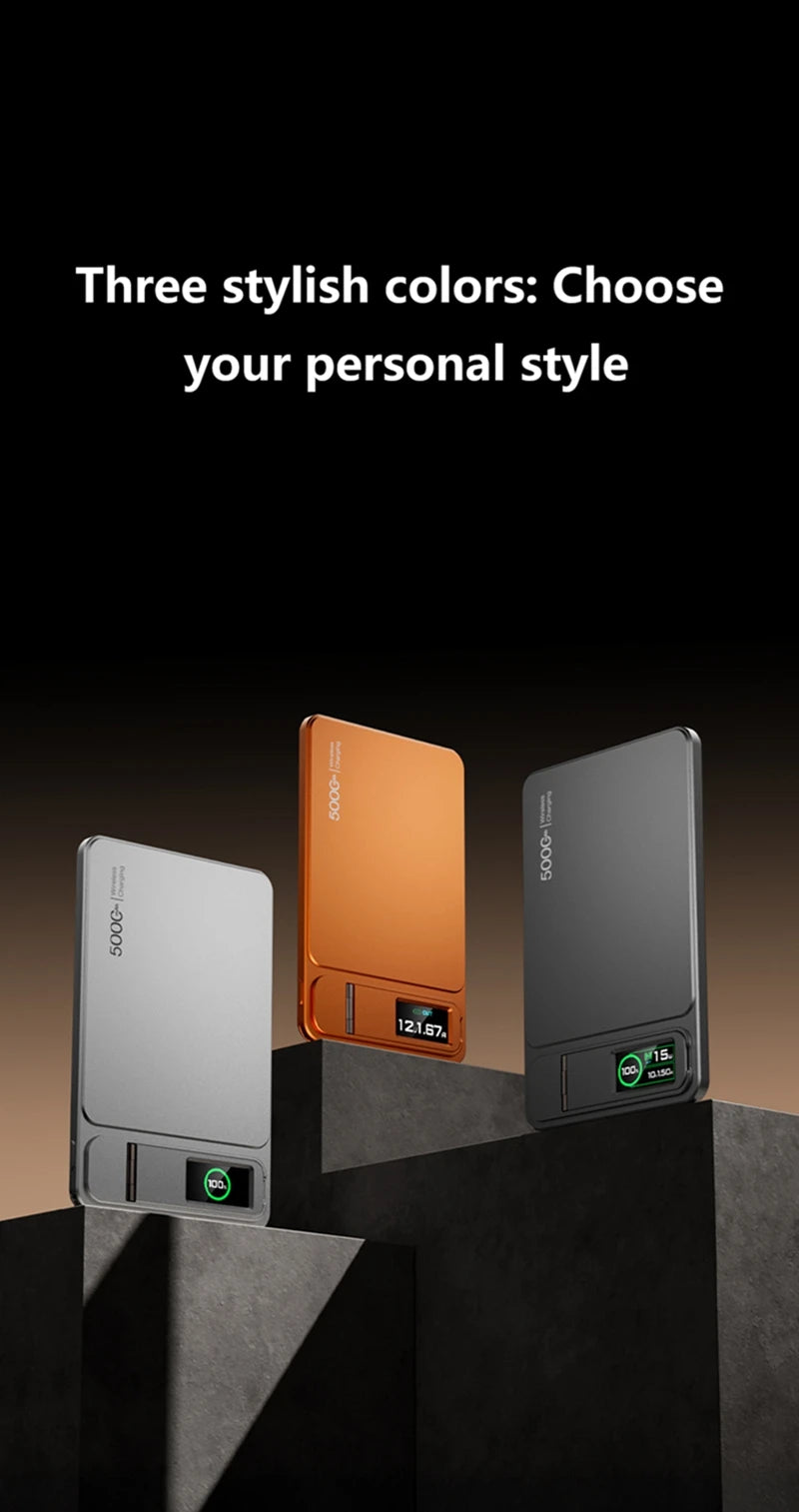 Magnetic Wireless Power Bank 10000mAh with 20W PD Fast Charging Tidesmit