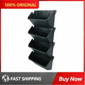 4 Pots Vertical Garden Wall Planter For Growing Flowers/Vegetables Or Other Different Kinds Of Plants Breathable/Space-Saving