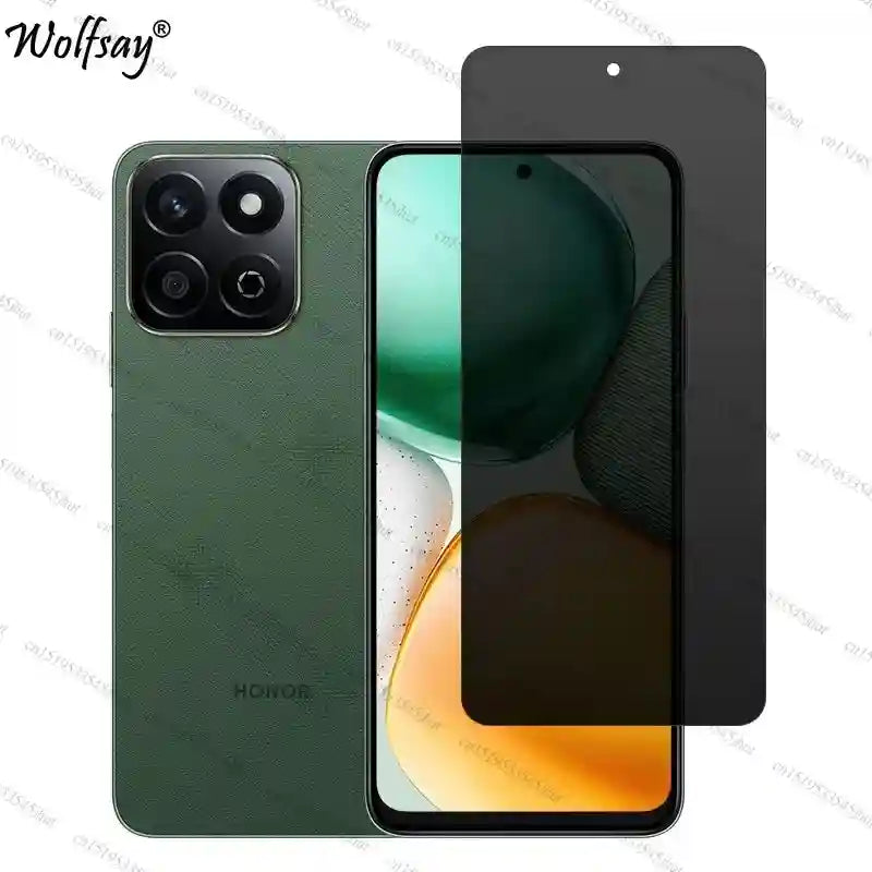 Honor X7c 5G Privacy Screen Protector - 9H Hardness Anti-Spy Glass AE Tidesmit
