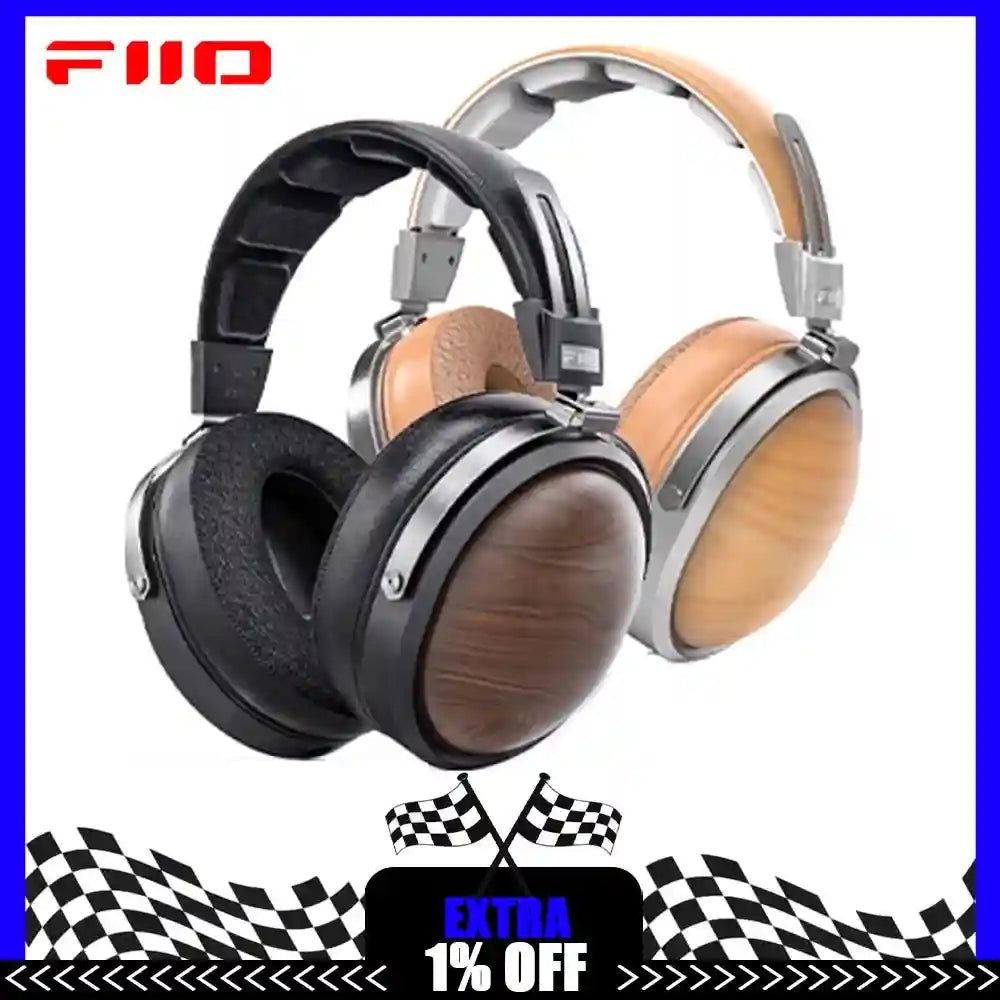 FiiO FT1 Closed-Back Headphones | Nanowood Fiber Over-Ear Audio Tidesmit