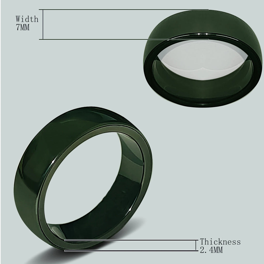 Tesla Smart NFC Health Ring - Heart Rate & Blood Oxygen Monitor Tidesmit