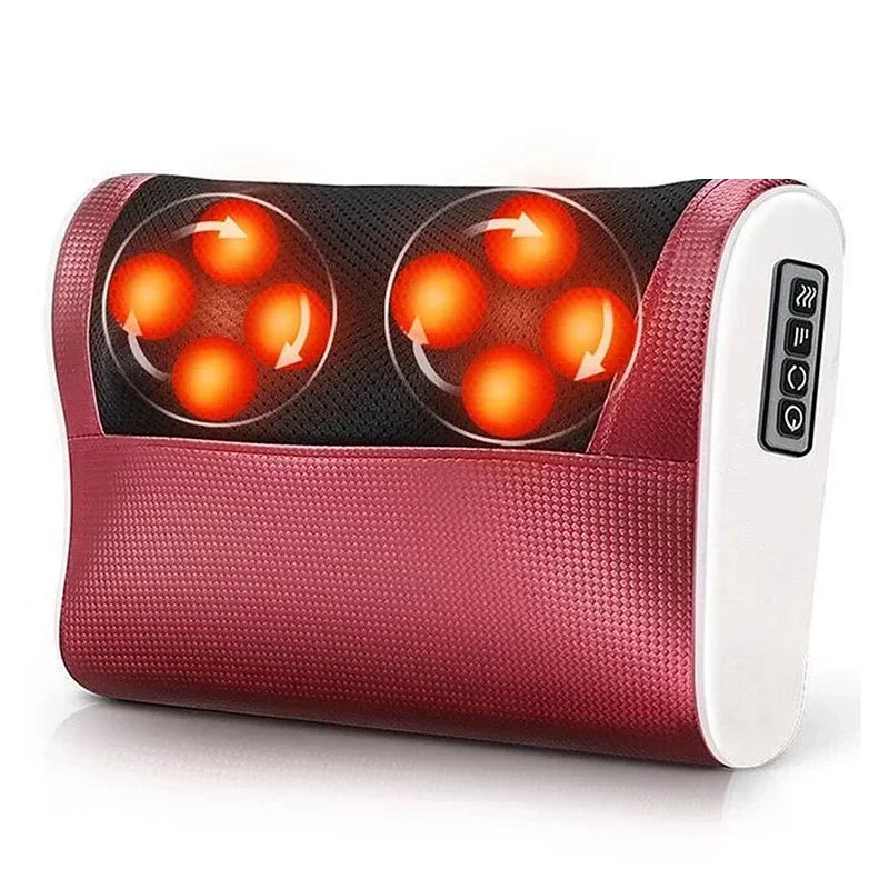 Shiatsu Neck and Back Massager with Heat for Deep Tissue Pain Relief Massage Cushion Tidesmit