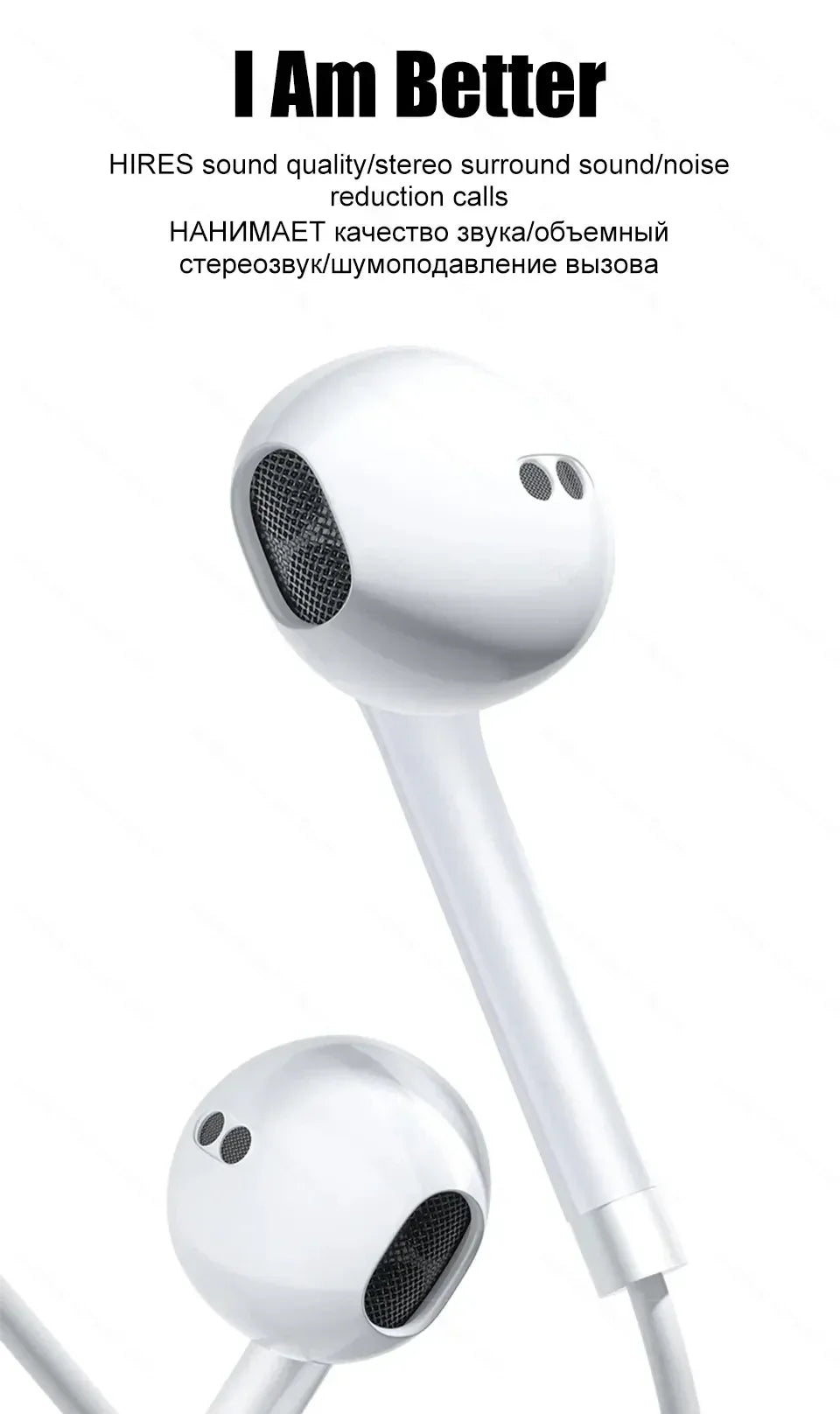 Tidesmit USB-C Wired Earbuds with Noise Isolation for Android Tidesmit