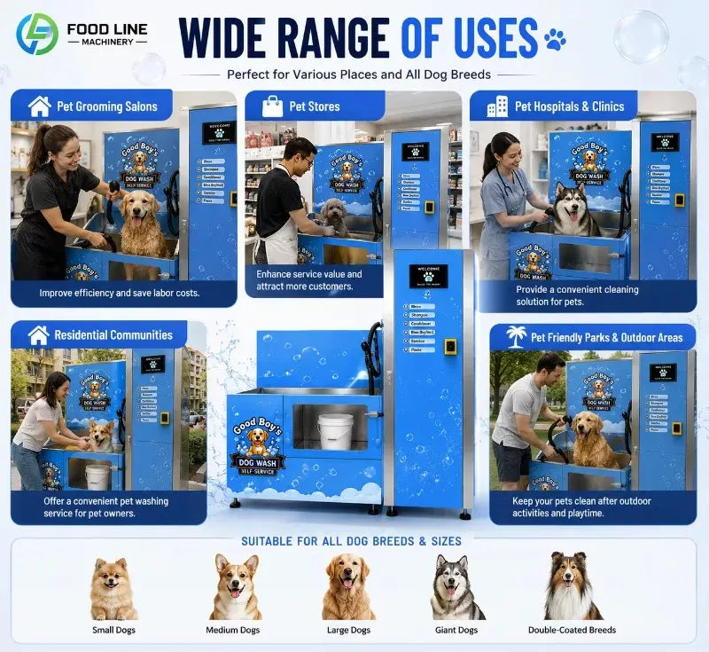 Tidesmit Commercial Self-Service Pet Car Washing Machine