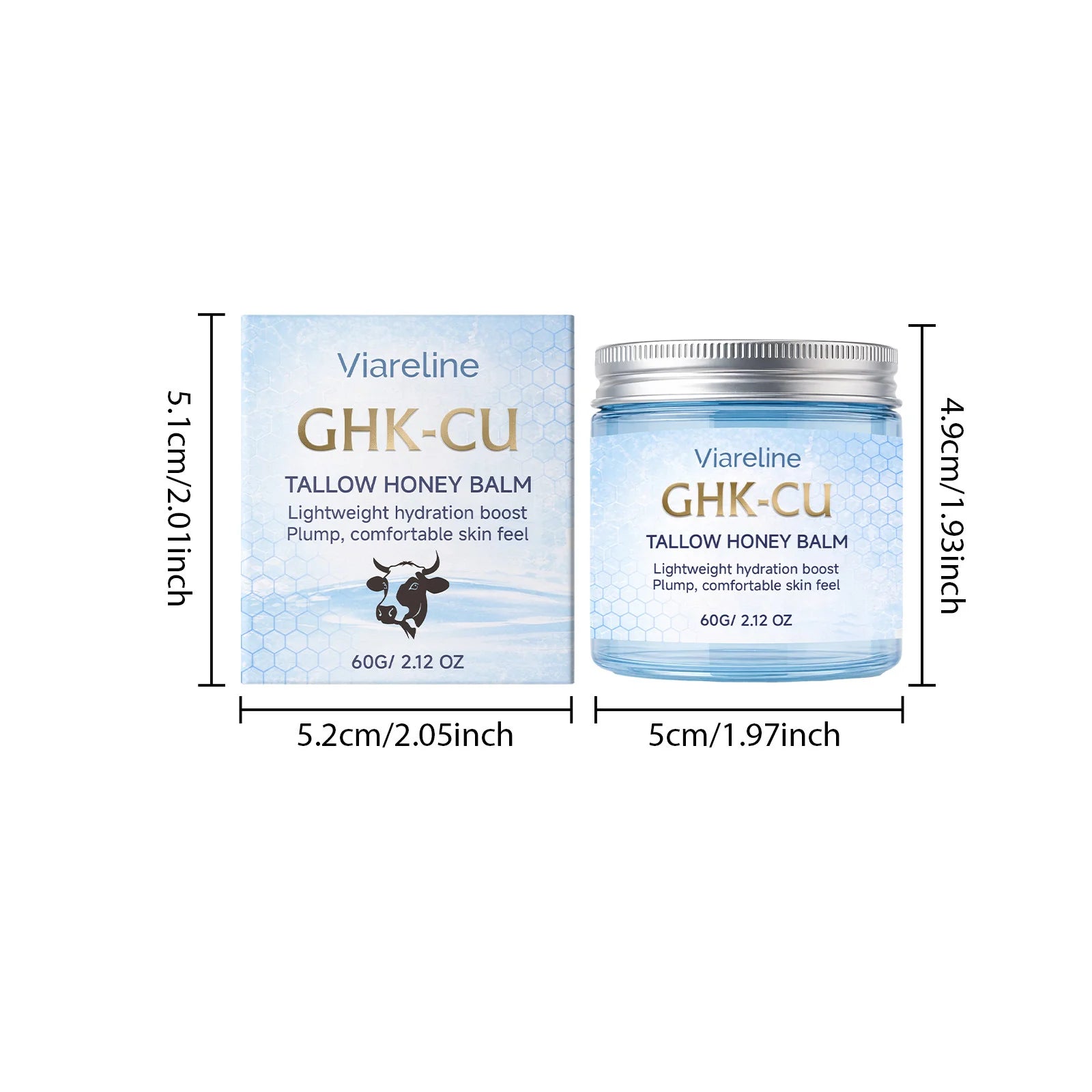 Ghk-Cu Beef Tallow Balm For Body Moisturizer Improve Dry Sensitive Skin Repair Barrier Hydrating Copper Peptides Facial Cream