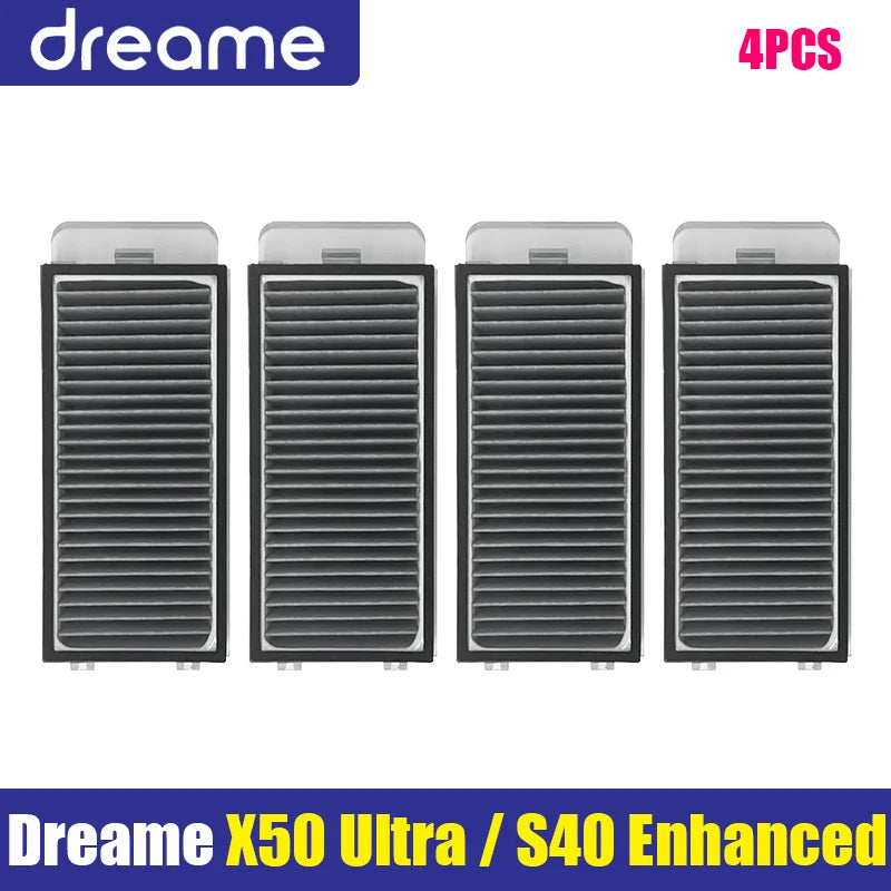 Tidesmit replacement parts kit for Dreame X50 Ultra and S40 Enhanced including roller, brush, filter, and mop cloth