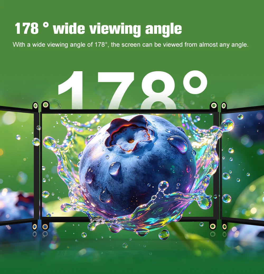 8 Inch Raspberry Pi Touch Monitor 1920×1200 IPS 10-Point Touch Screen Built-in Speaker HDMI Display for Pi 5 4B PC Case 3D Print