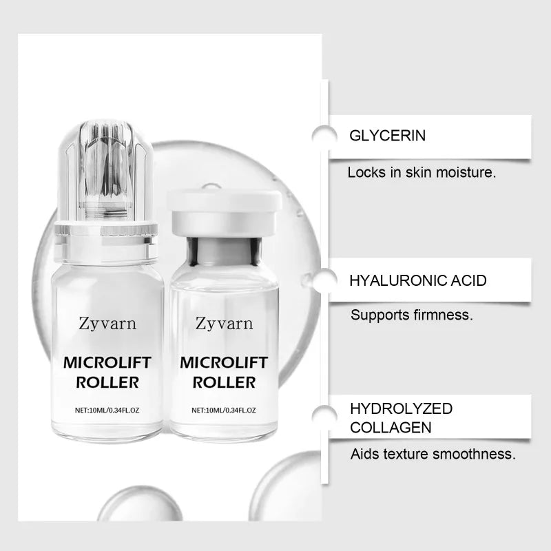 Tidesmit Micro Infusion Serum Kit with 0.25mm needles for radiant flawless at home facial skincare treatment detail view