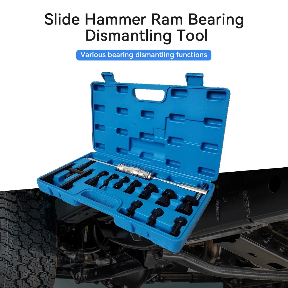 Podofo 8-32MM Inner Bearing Puller Set Internal Bearing Extractor Kit Slide Hammer Bearing Puller Insert Bearing Remover Tool