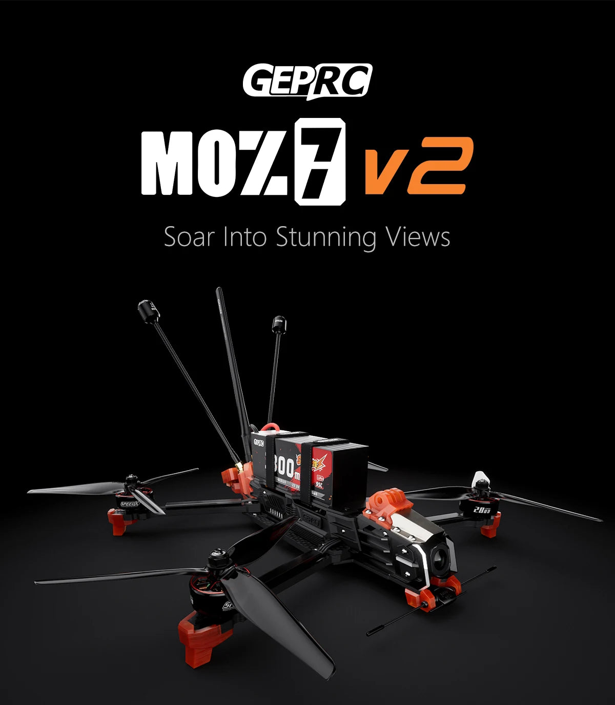 7 Inch Long Range FPV GPS Drone | 4K Camera & Obstacle Avoidance Tidesmit
