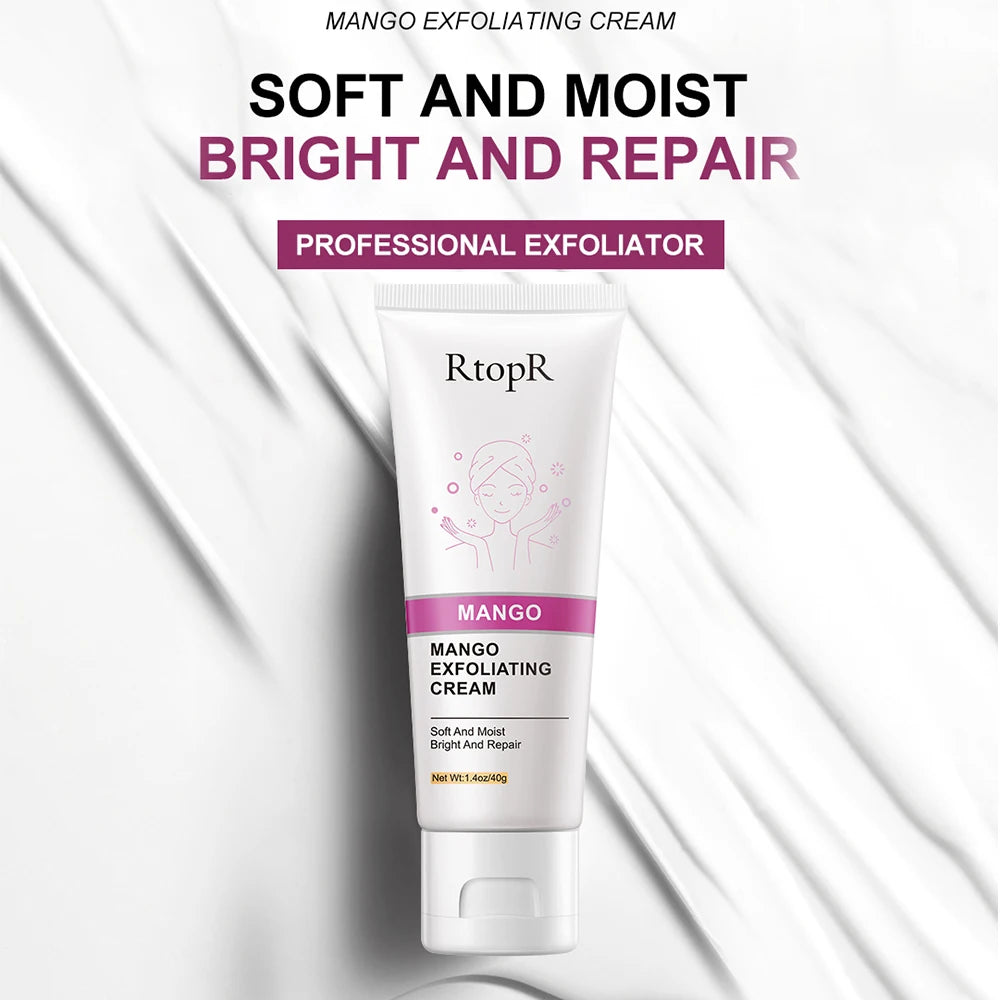 Face Exfoliating Gel | Mango Repair Scrub for Bright Skin - 40ml Scrubs Treatments Tidesmit