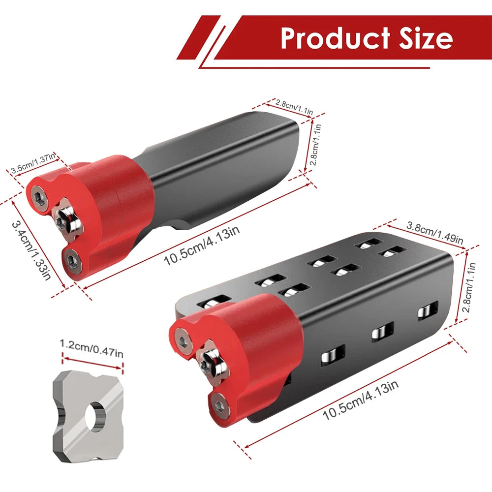 New Woodworking Edge Trimming Knife and Blade Corner Manual Planer Blade Hand Tools Wood Deburring Chamfering Fillet Scraper