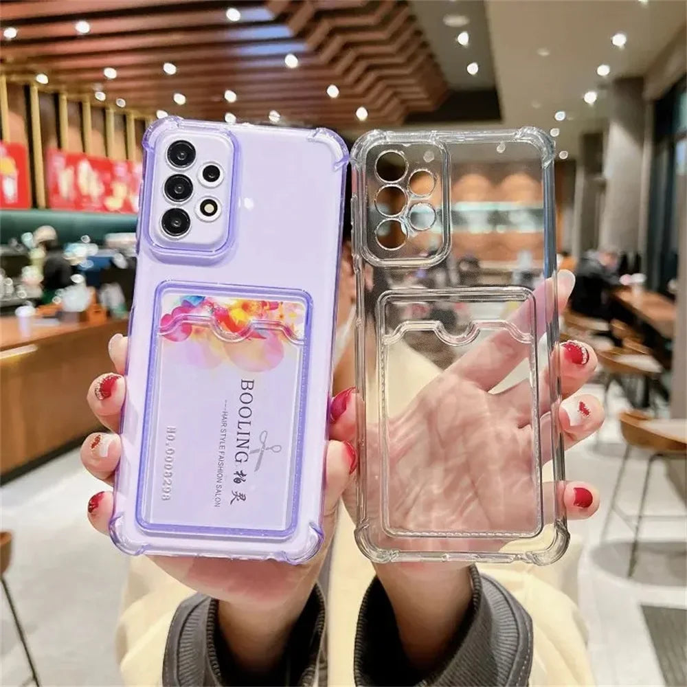 Clear Phone Case for Samsung Galaxy: Slim Shock-Absorbing Cover Tidesmit