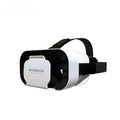 VR Headset for Smartphones - Adjustable Virtual Reality Glasses White White Tidesmit
