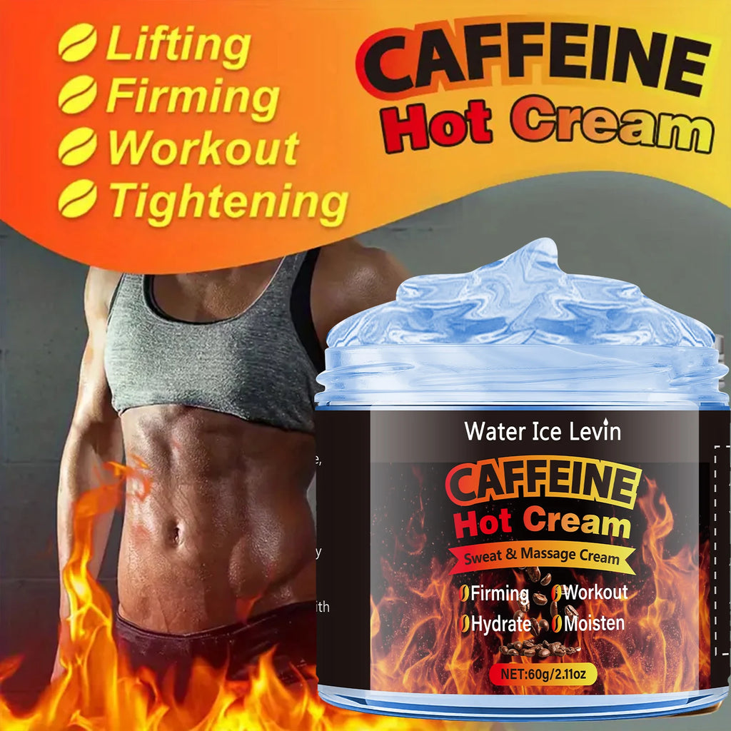 Caffeine Firming Body Cream, Containing Coffee Extract and Niacinamide, Suitable for Muscle Building, Full-Body Moisturizer, Firming Body Cream