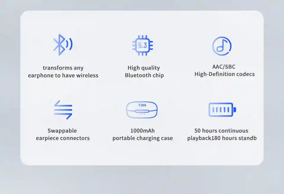Bluetooth Earphone Upgrade Cable Module - HiFi Wireless Audio Module Tidesmit