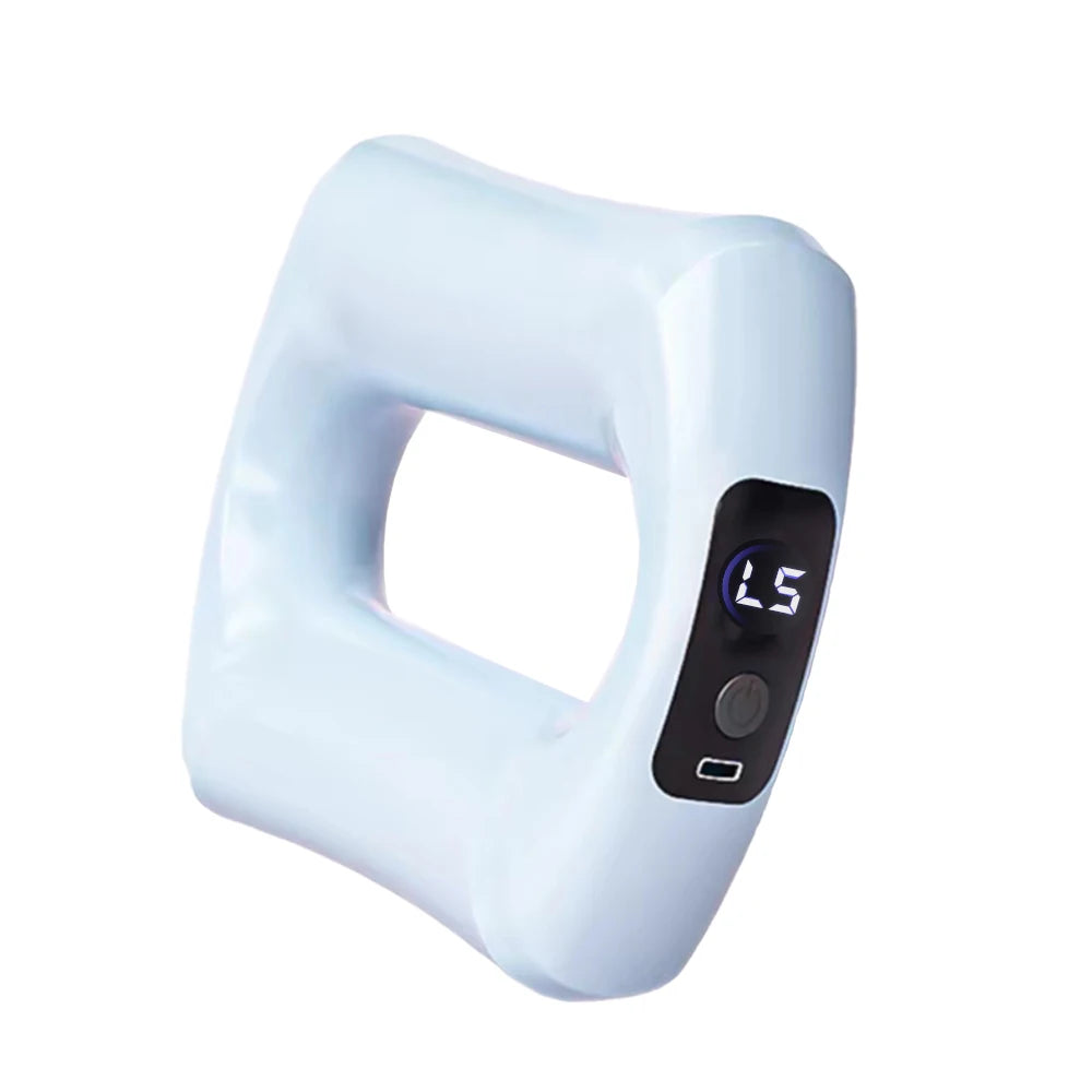 Electric Body Fascia Massage Ring for Deep Tissue Muscle Relief Back Massage Instrument Blue 1 Tidesmit