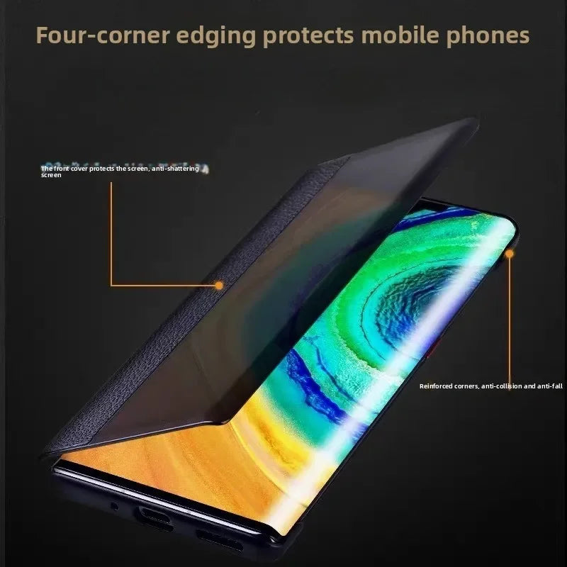 Huawei Mate 30 RS Porsche Design Leather Case | Premium Slim Cover Tidesmit