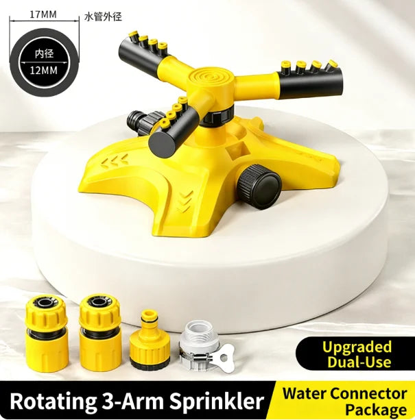 360 °   Automatic Rotating Water Pipe Set, Garden Lawn Sprinkler, Yard Tree Coverage Watering Irrigation Sprayer