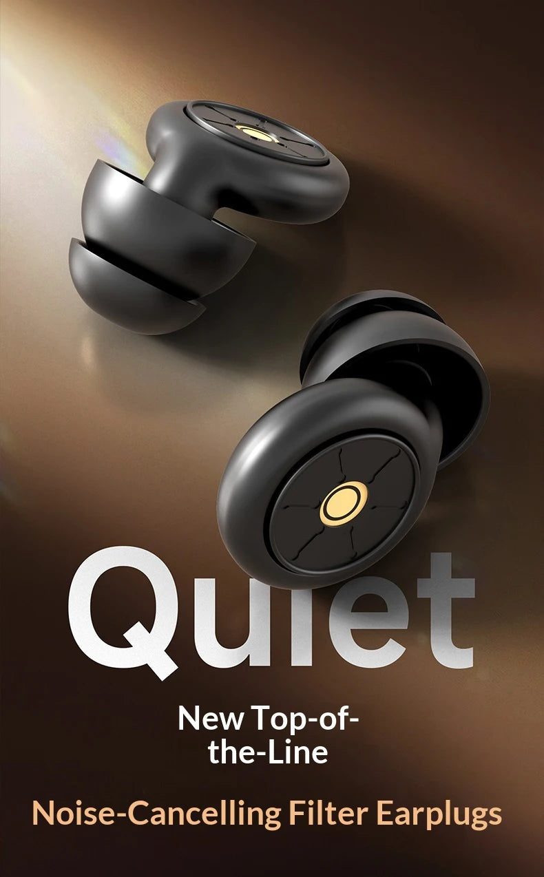 EarPlugs for Sleeping Noise Cancelling 50dB,Reusable Silicone Earplugs Strong sound insulation,Multiple sizes of ear caps,unisex