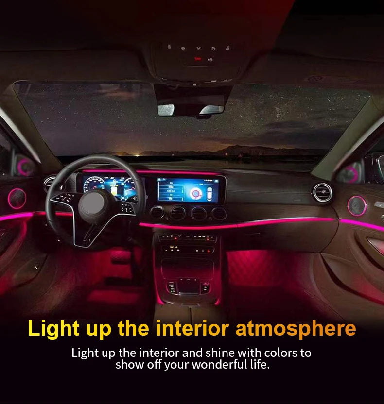 LED Ambient Speaker Covers for Mercedes Benz W205 W213 X253 Tidesmit