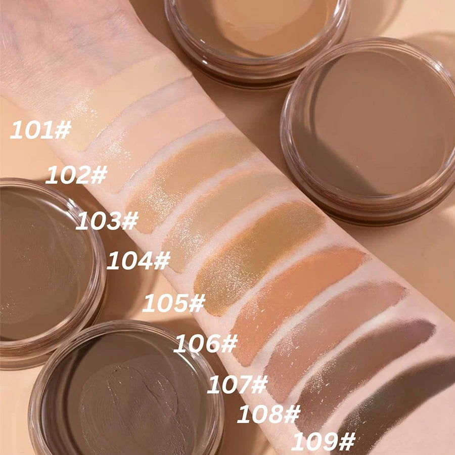 Tidesmit full coverage waterproof foundation shade swatch showing matte finish for hiding tattoos and blemishes