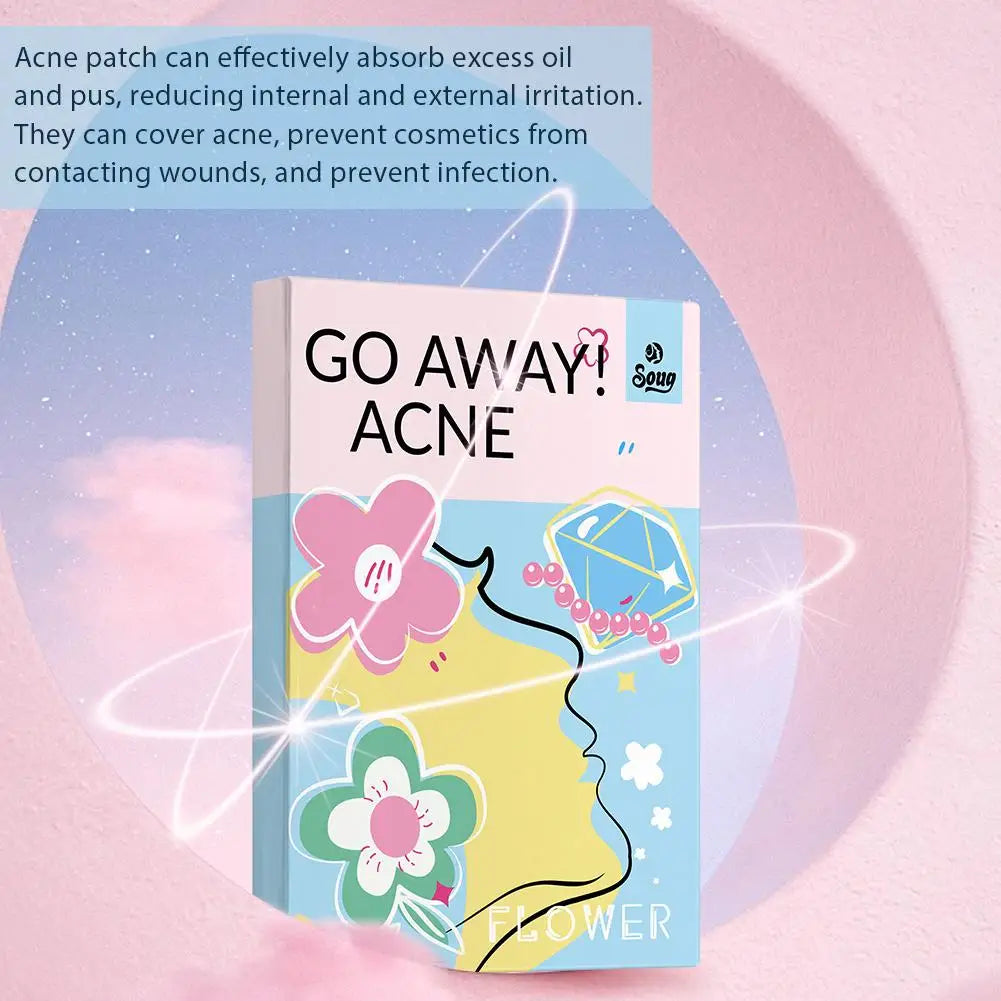 20/60pcs Hydrocolloid Acne Patches Flower Shape Pimple Patch For Face Spot Treatment Stickers For Overnight Makeup
