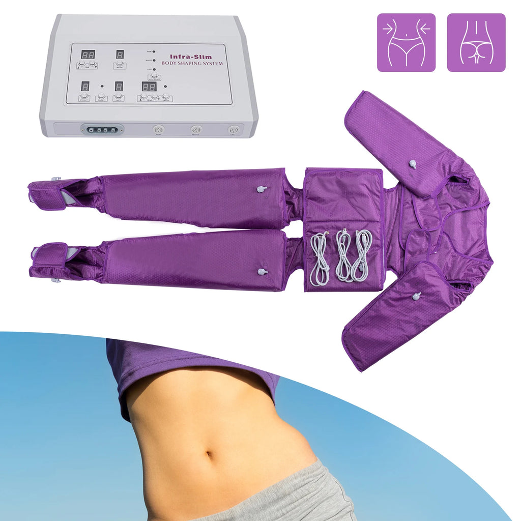 Full Body Massage Suit with Infrared Heat Therapy - 220V Portable Device Body Shaping Massage Equipment Tidesmit