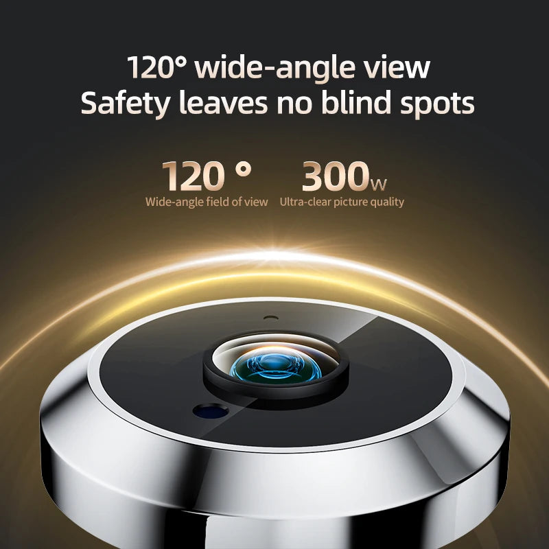 4.3 Inch WiFi Digital Door Peephole Tuya Smart LIfe Eye Cat Human Detection 3MP 120° Wide Angle Night Vision Hidden Video Viewer