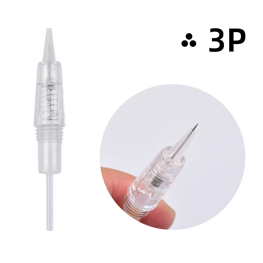 PMU Machine for Eyebrows | Professional Digital Microblading Pen Permanent Makeup Machines 3P-30pcs Neeldes Tidesmit