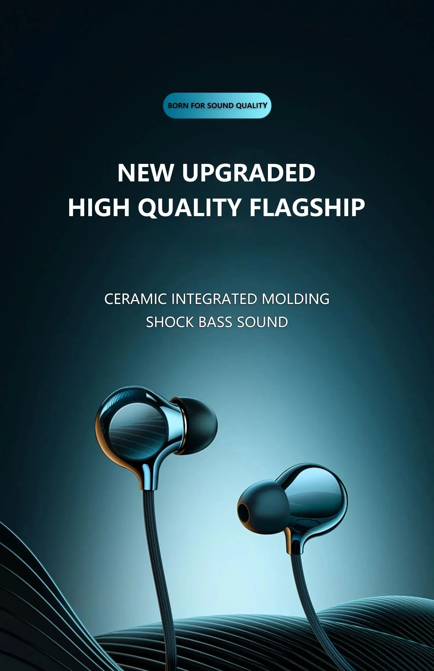 USB-C Wired HiFi Earphones with Ceramic Mic by Tidesmit Tidesmit