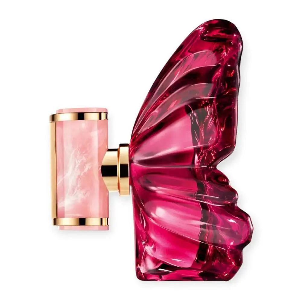 Arab Butterfly unisex Eau de Parfum: floral fruity long-lasting spray in a unique pink glass butterfly-shaped bottle.