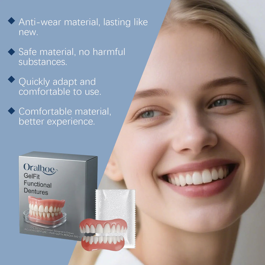 Tidesmit 2026 realistic silicone fake teeth kit for gap filling and comfortable decorative orthodontic smile