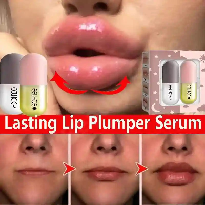 Lip Plumper Oil: Instant Volumizing Serum for Hydrated, Fuller Lips Lip Care Default Title Tidesmit