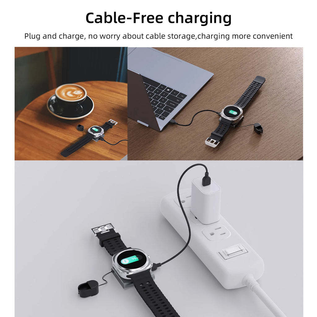Samsung Galaxy Watch Wireless Charger – Fast USB-C Charging Dock Tidesmit