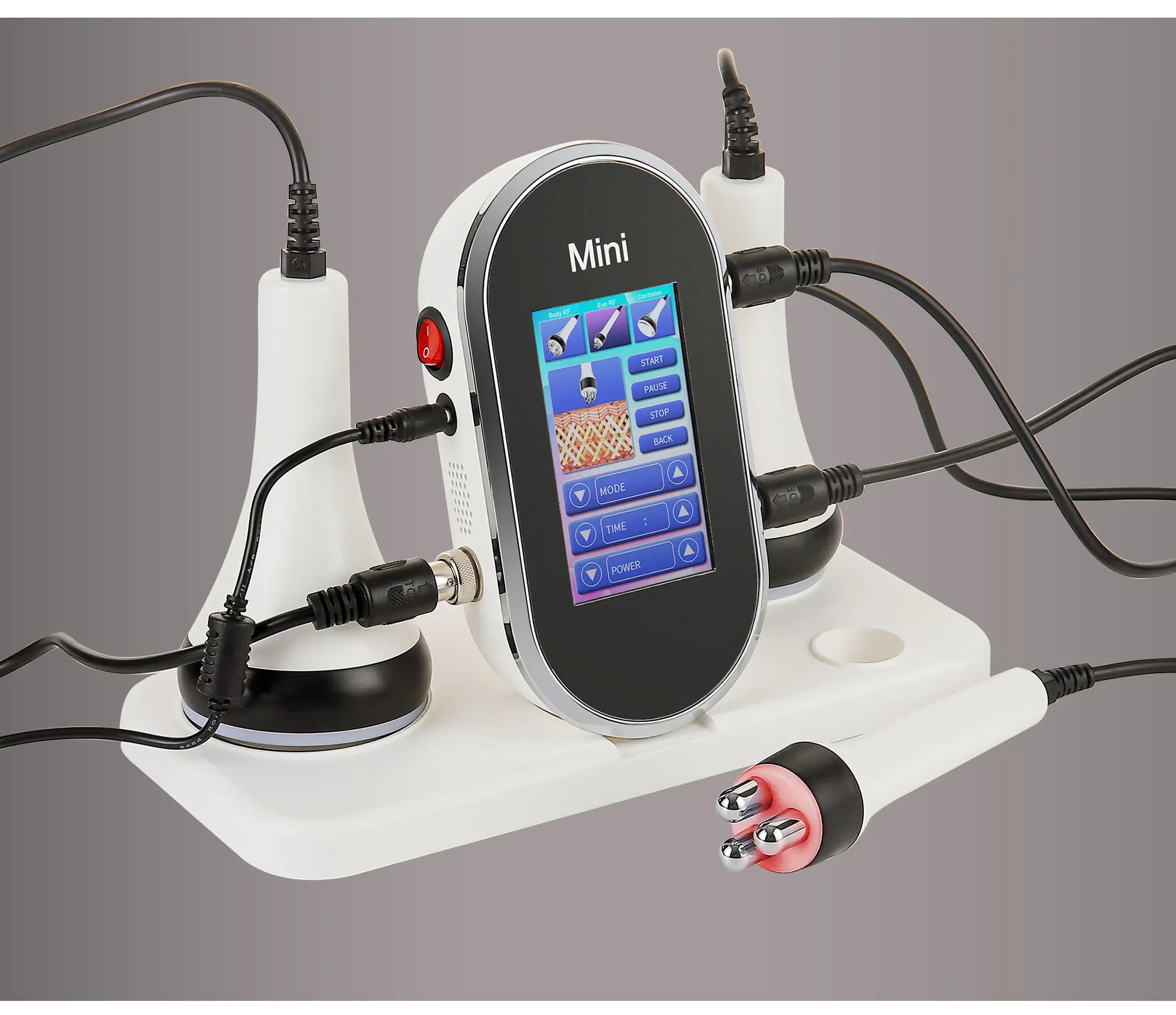 Ultrasonic Cavitation Body Slimmer with RF Skin Tightening - White Relaxation Treatment Tidesmit
