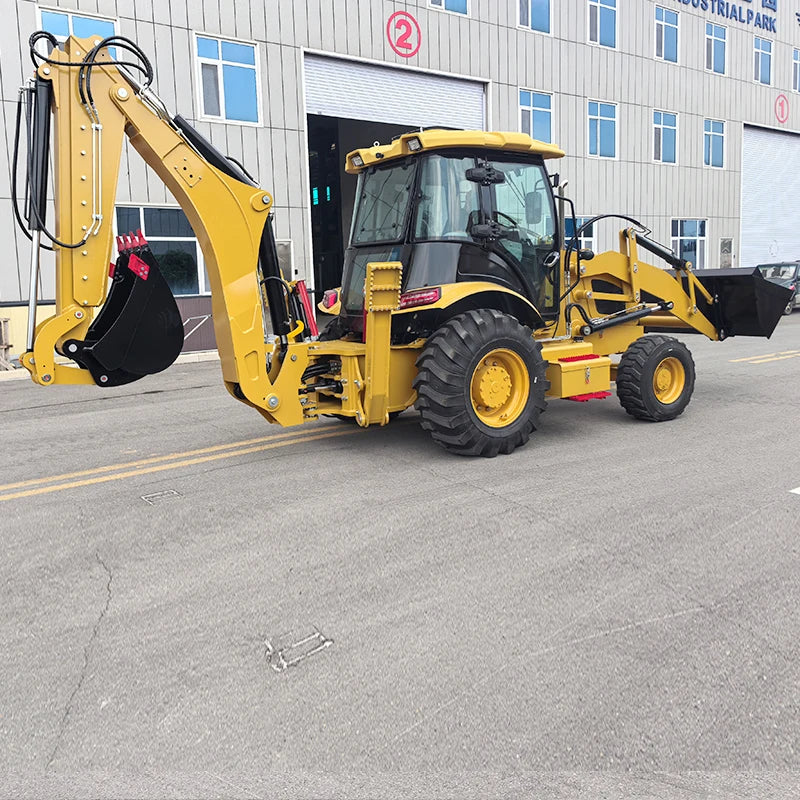 Customized China Factory 4X4 Mini Excavator Towable Backhoes Price Tractor Backhoe Excavator Loader