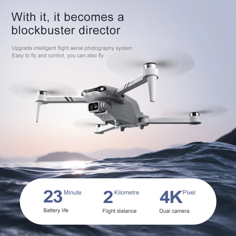 GPS Drone with 8K Dual Camera - Foldable Brushless Quadcopter Tidesmit
